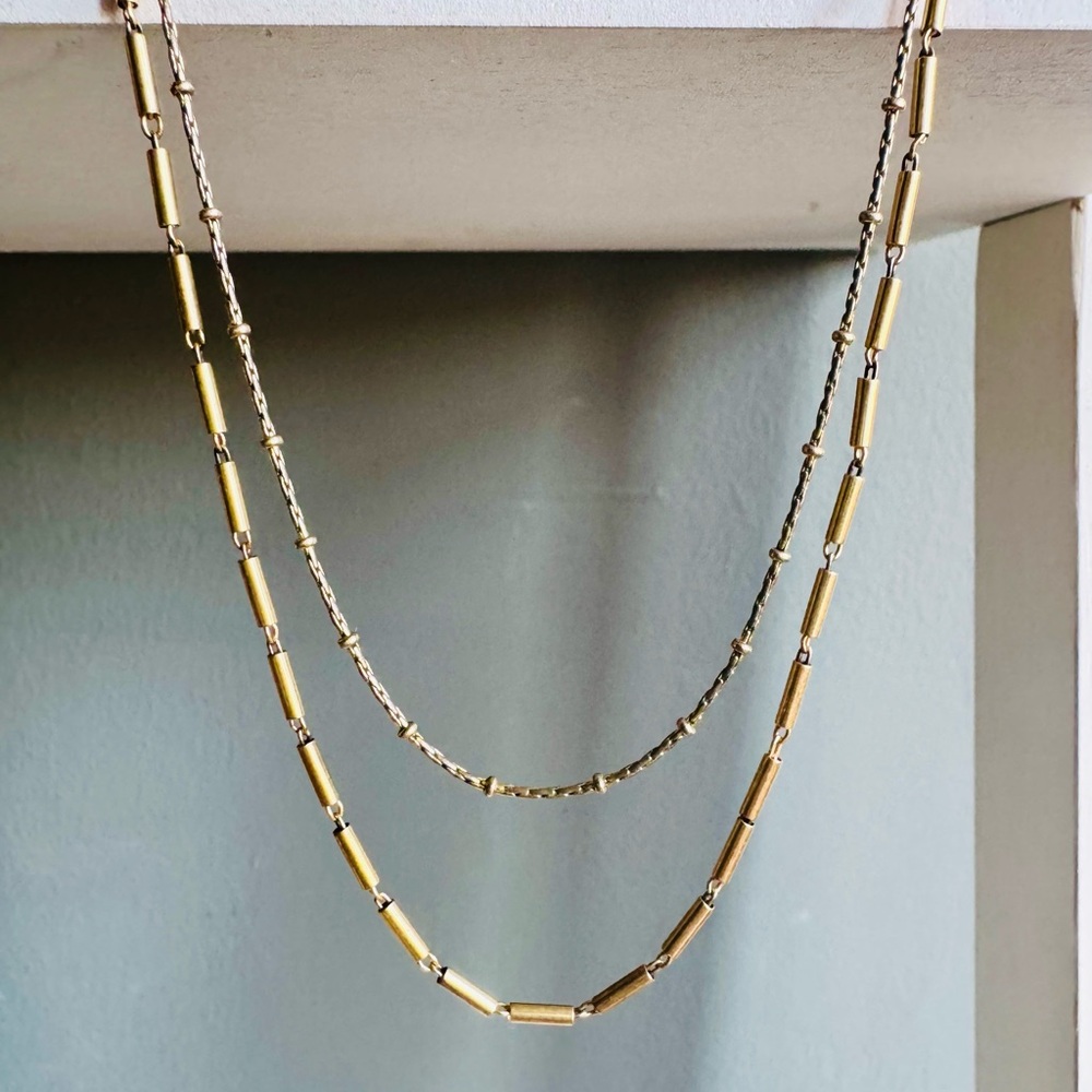 Madewell Gold Necklace Set